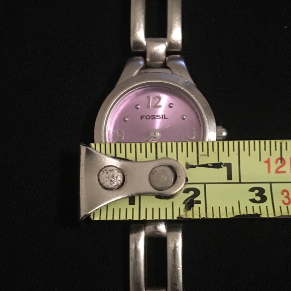 Vintage Purple Face Fossil Watch - Picture 7 of 9
